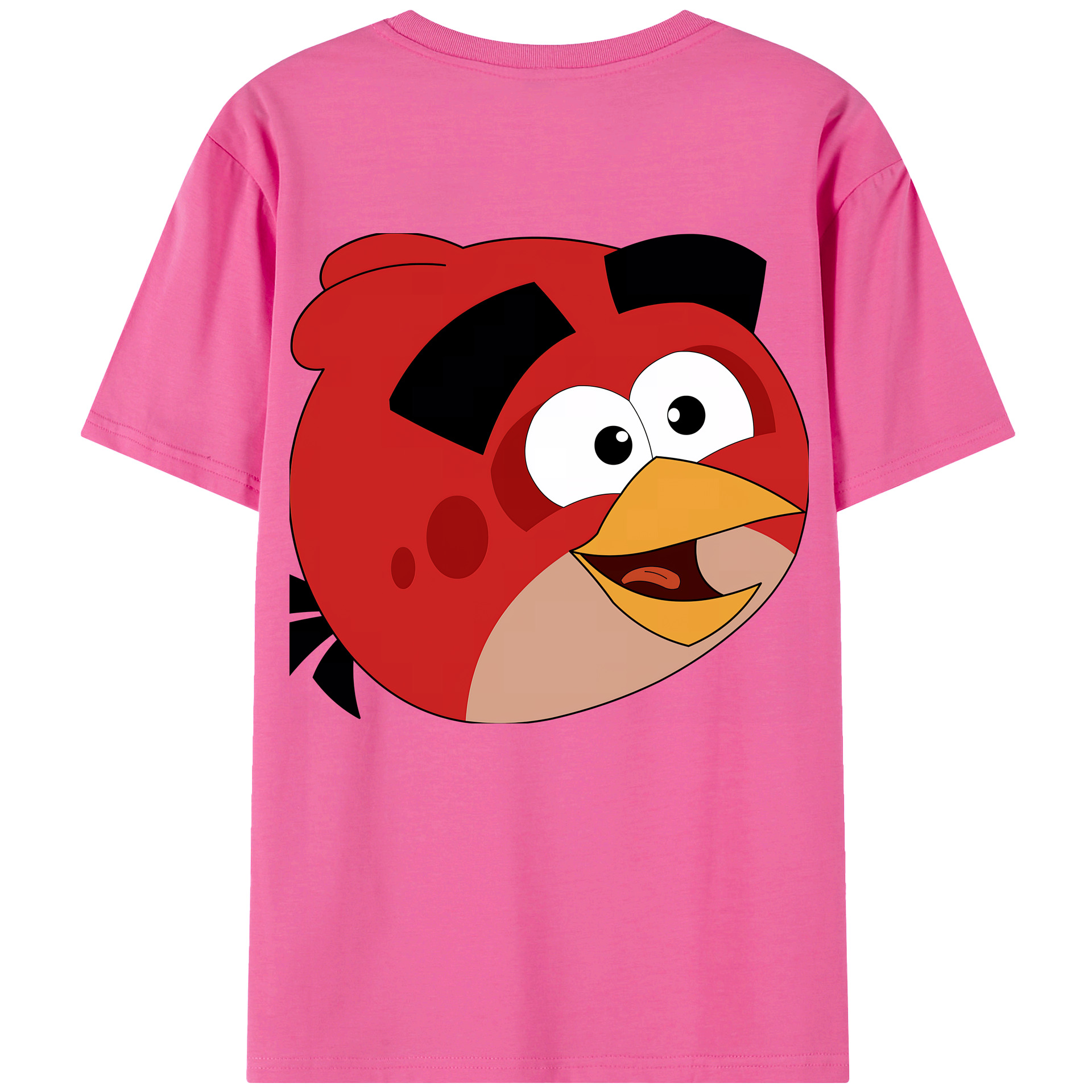 （画像用） Angry Birds アングリーバード レディース半袖Tシャツ(バックプリント)